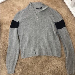 brandy melville zipper sweater